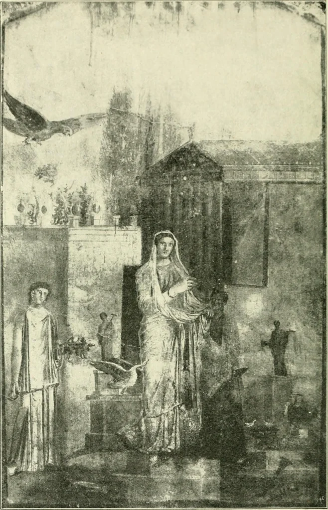 An illustration from Die Komposition der pompejanischen Wandgemälde, 1909, leaf 54