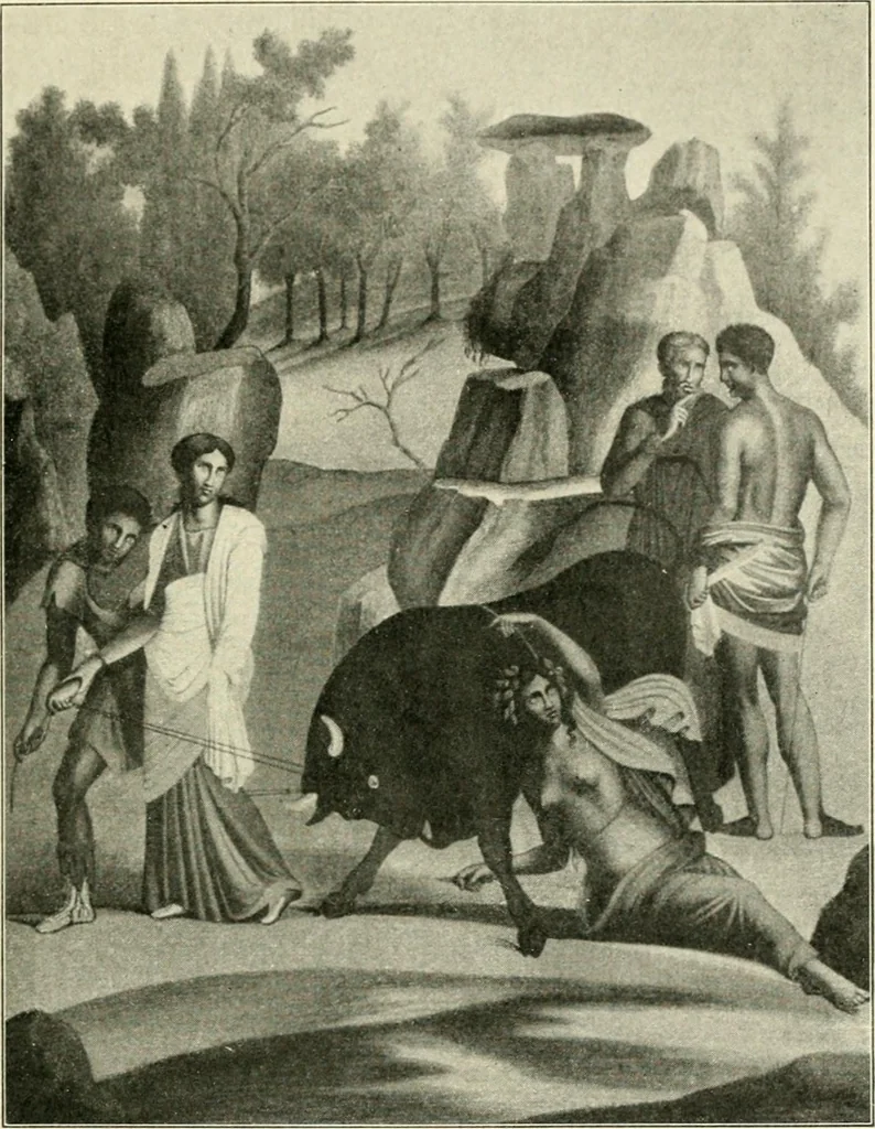An illustration from Die Komposition der pompejanischen Wandgemälde, 1909, leaf 63