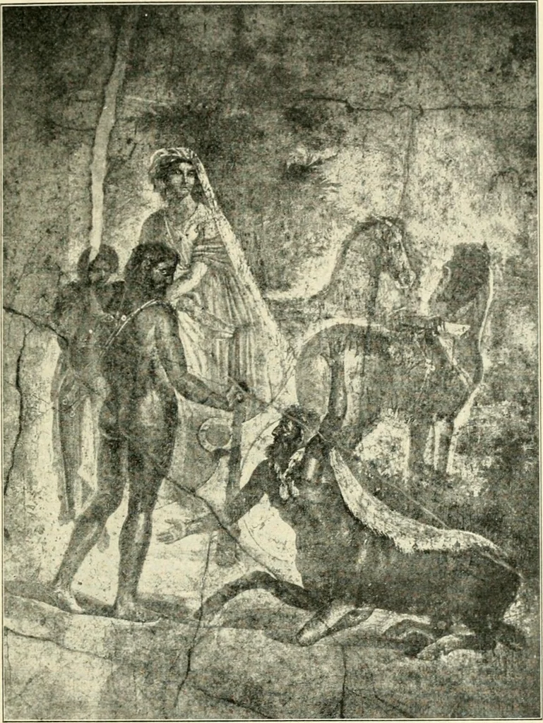 An illustration from Die Komposition der pompejanischen Wandgemälde, 1909, leaf 65