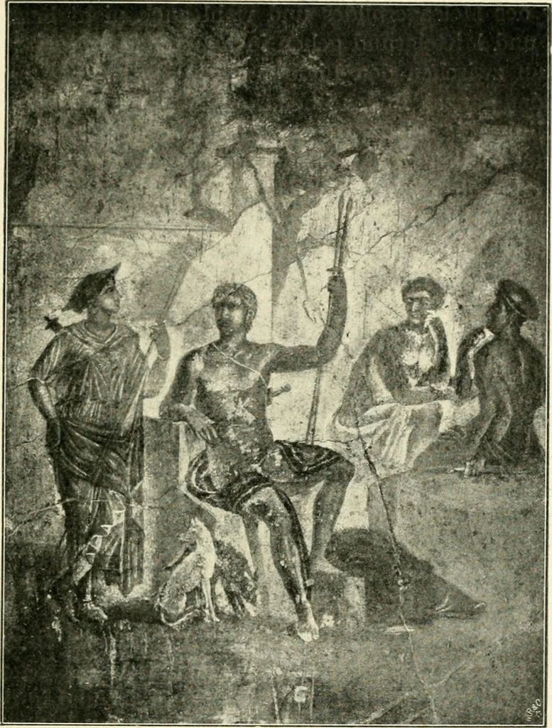 An illustration from Die Komposition der pompejanischen Wandgemälde, 1909, leaf 71