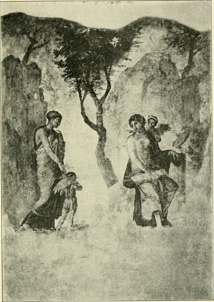 An illustration from Die Komposition der pompejanischen Wandgemälde, 1909, leaf 85