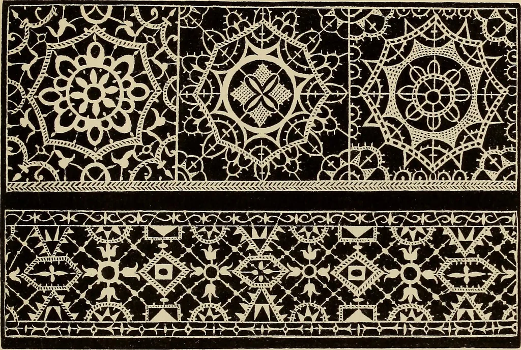 An illustration from Die Krone der kunstfertigen Frauen : Musterbuch, 1691 [i.e. 1601], 1891, leaf 118