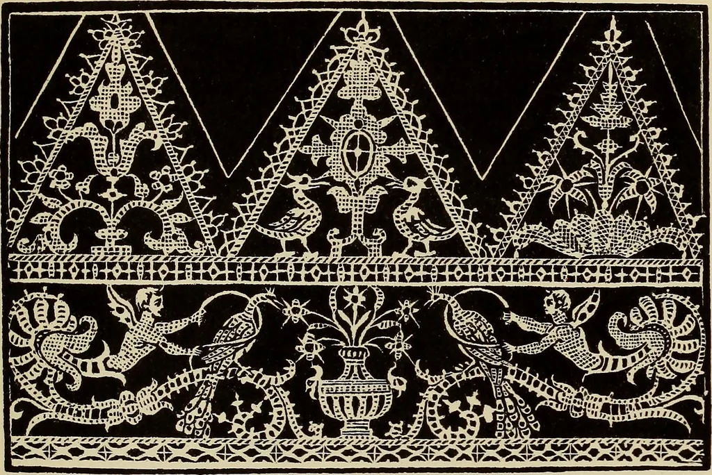 An illustration from Die Krone der kunstfertigen Frauen : Musterbuch, 1691 [i.e. 1601], 1891, leaf 138