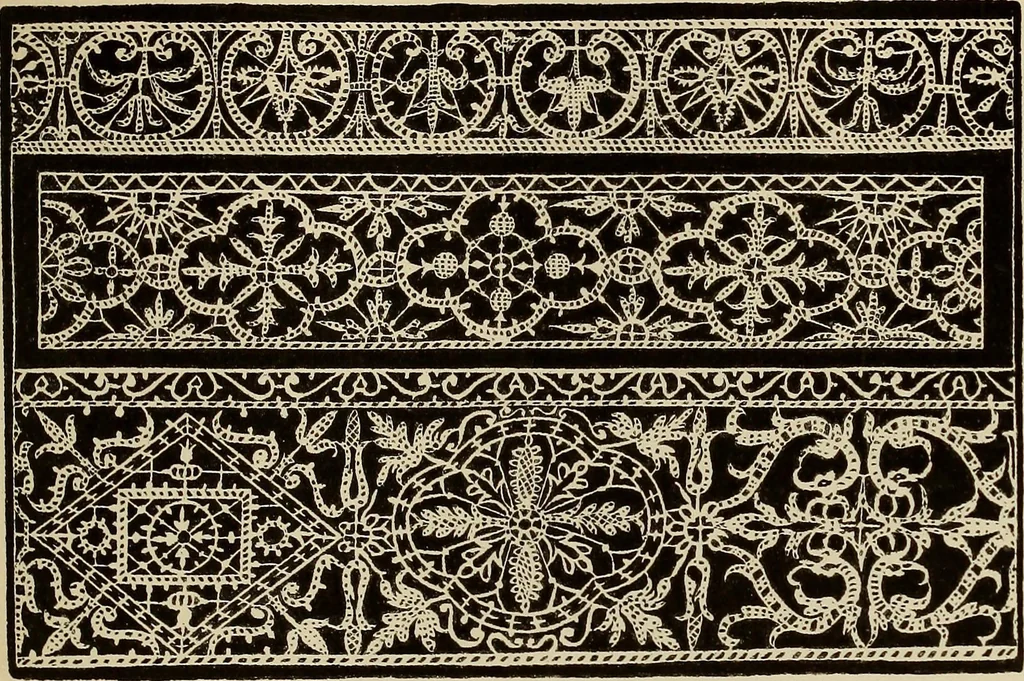An illustration from Die Krone der kunstfertigen Frauen : Musterbuch, 1691 [i.e. 1601], 1891, leaf 146