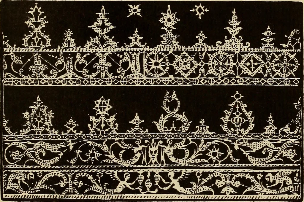 An illustration from Die Krone der kunstfertigen Frauen : Musterbuch, 1691 [i.e. 1601], 1891, leaf 152