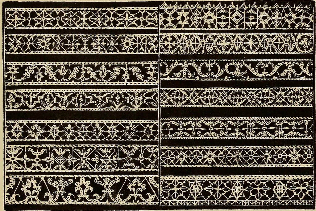 An illustration from Die Krone der kunstfertigen Frauen : Musterbuch, 1691 [i.e. 1601], 1891, leaf 154