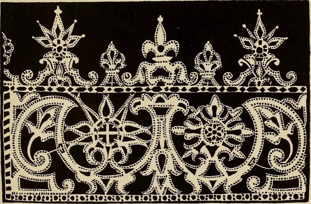 An illustration from Die Krone der kunstfertigen Frauen : Musterbuch, 1691 [i.e. 1601], 1891, leaf 156