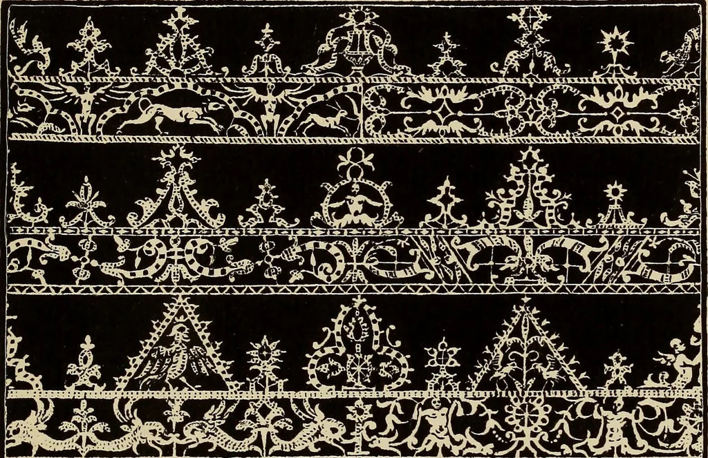 An illustration from Die Krone der kunstfertigen Frauen : Musterbuch, 1691 [i.e. 1601], 1891, leaf 160