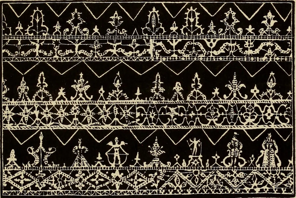 An illustration from Die Krone der kunstfertigen Frauen : Musterbuch, 1691 [i.e. 1601], 1891, leaf 162