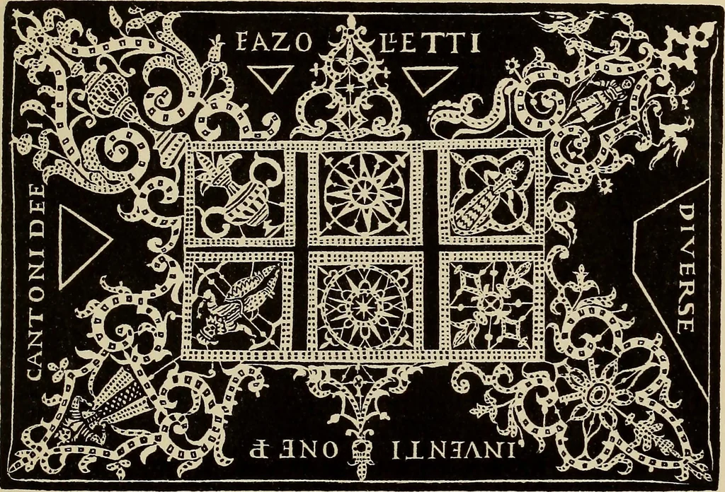 An illustration from Die Krone der kunstfertigen Frauen : Musterbuch, 1691 [i.e. 1601], 1891, leaf 178