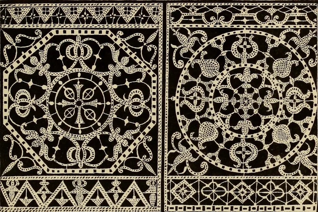 An illustration from Die Krone der kunstfertigen Frauen : Musterbuch, 1691 [i.e. 1601], 1891, leaf 188