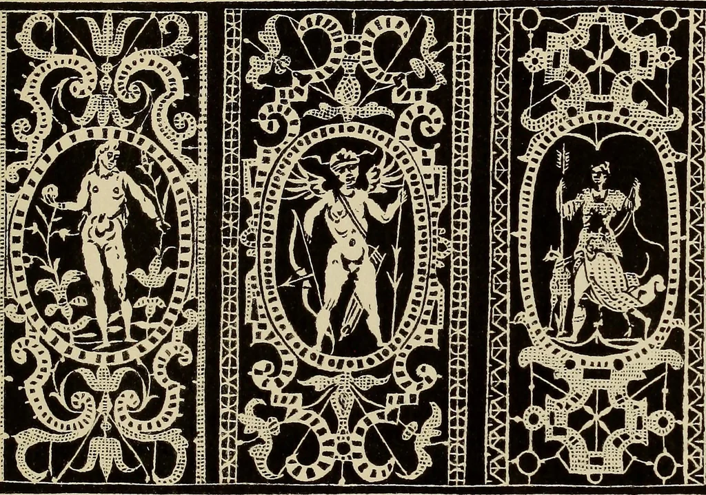 An illustration from Die Krone der kunstfertigen Frauen : Musterbuch, 1691 [i.e. 1601], 1891, leaf 192
