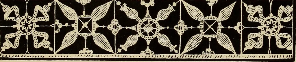 An illustration from Die Krone der kunstfertigen Frauen : Musterbuch, 1691 [i.e. 1601], 1891, leaf 222