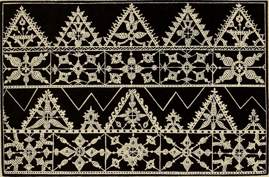 An illustration from Die Krone der kunstfertigen Frauen : Musterbuch, 1691 [i.e. 1601], 1891, leaf 224