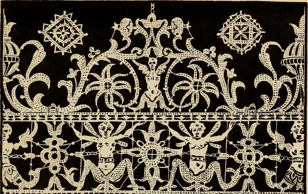 An illustration from Die Krone der kunstfertigen Frauen : Musterbuch, 1691 [i.e. 1601], 1891, leaf 234