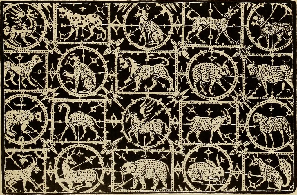 An illustration from Die Krone der kunstfertigen Frauen : Musterbuch, 1691 [i.e. 1601], 1891, leaf 236