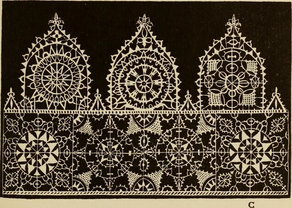 An illustration from Die Krone der kunstfertigen Frauen : Musterbuch, 1691 [i.e. 1601], 1891, leaf 30