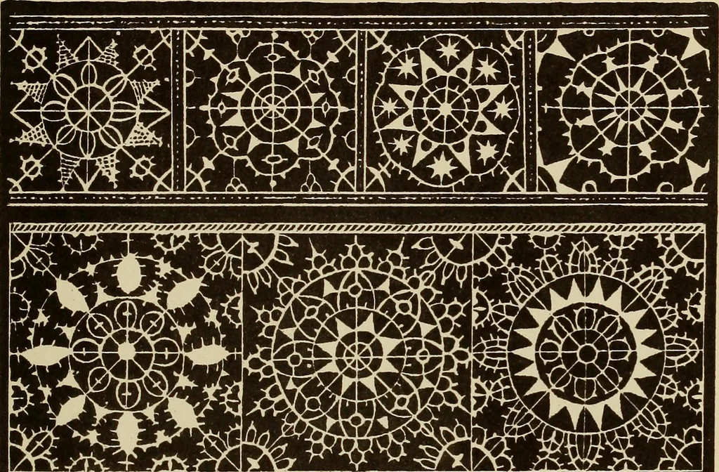 An illustration from Die Krone der kunstfertigen Frauen : Musterbuch, 1691 [i.e. 1601], 1891, leaf 40