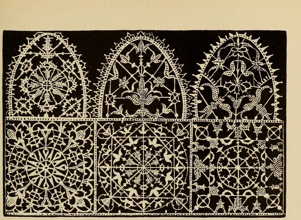 An illustration from Die Krone der kunstfertigen Frauen : Musterbuch, 1691 [i.e. 1601], 1891, leaf 80