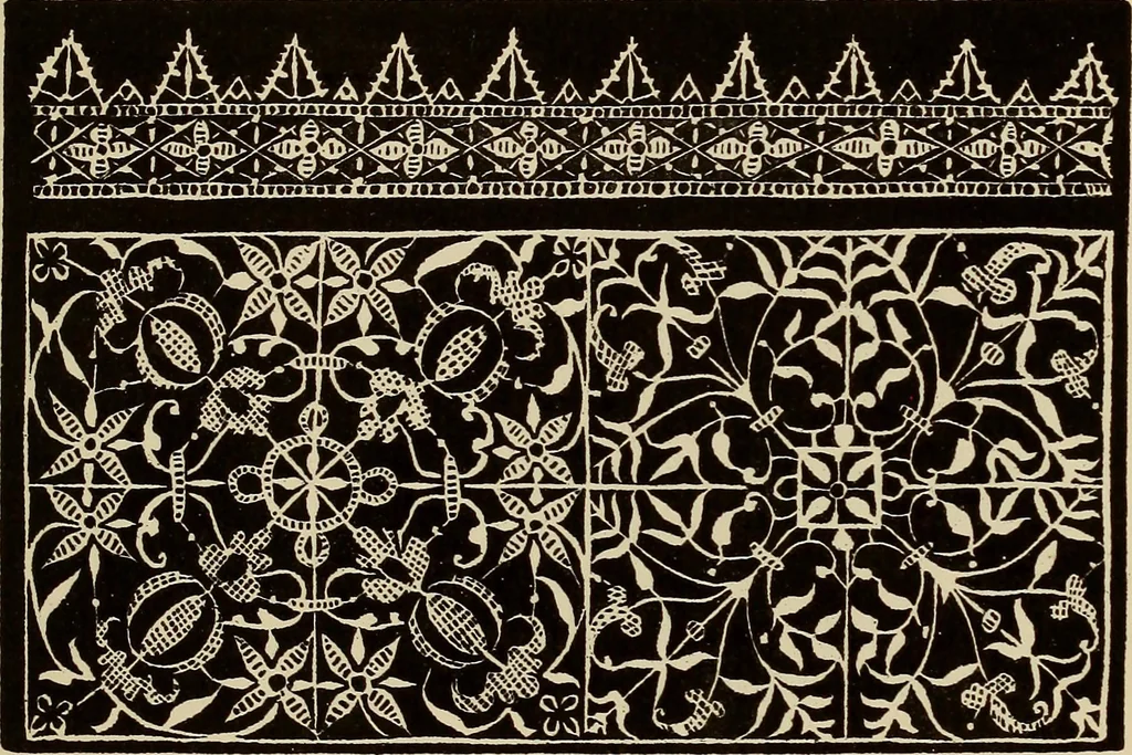 An illustration from Die Krone der kunstfertigen Frauen : Musterbuch, 1691 [i.e. 1601], 1891, leaf 86