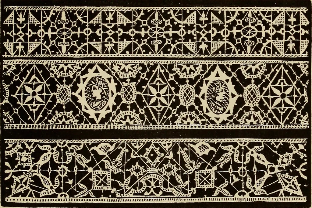 An illustration from Die Krone der kunstfertigen Frauen : Musterbuch, 1691 [i.e. 1601], 1891, leaf 88