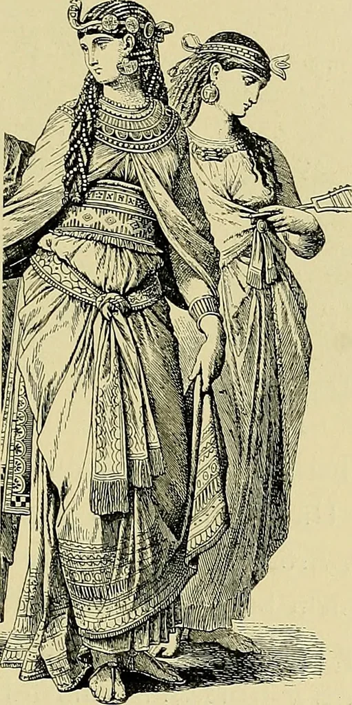 An illustration from Die Kultur des weiblichen Körpers als Grundlage der Frauenkleidung, 1902, leaf 110