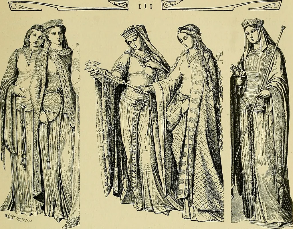 An illustration from Die Kultur des weiblichen Körpers als Grundlage der Frauenkleidung, 1902, leaf 112