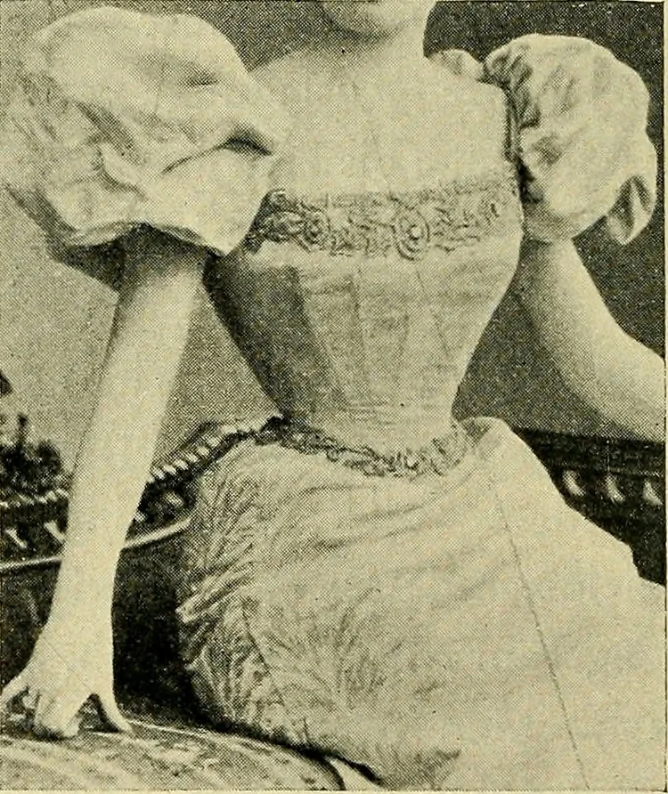 An illustration from Die Kultur des weiblichen Körpers als Grundlage der Frauenkleidung, 1902, leaf 41