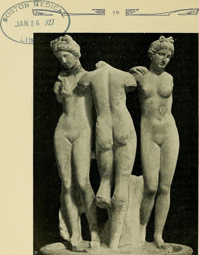 An illustration from Die Kultur des weiblichen Körpers als Grundlage der Frauenkleidung, 1902, leaf 51