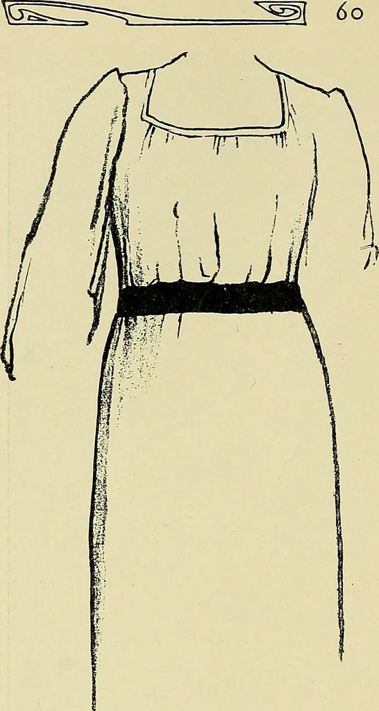 An illustration from Die Kultur des weiblichen Körpers als Grundlage der Frauenkleidung, 1902, leaf 61