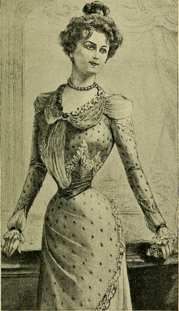 An illustration from Die Kultur des weiblichen Körpers als Grundlage der Frauenkleidung, 1902, leaf 62