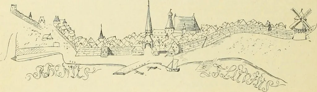 An illustration from Die Kunstdenkmaler des Kreises Rees, 1892, leaf 112