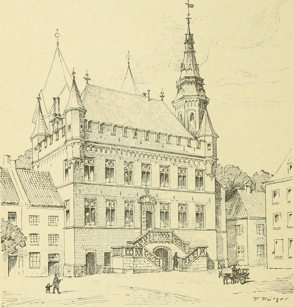 An illustration from Die Kunstdenkmaler des Kreises Rees, 1892, leaf 118