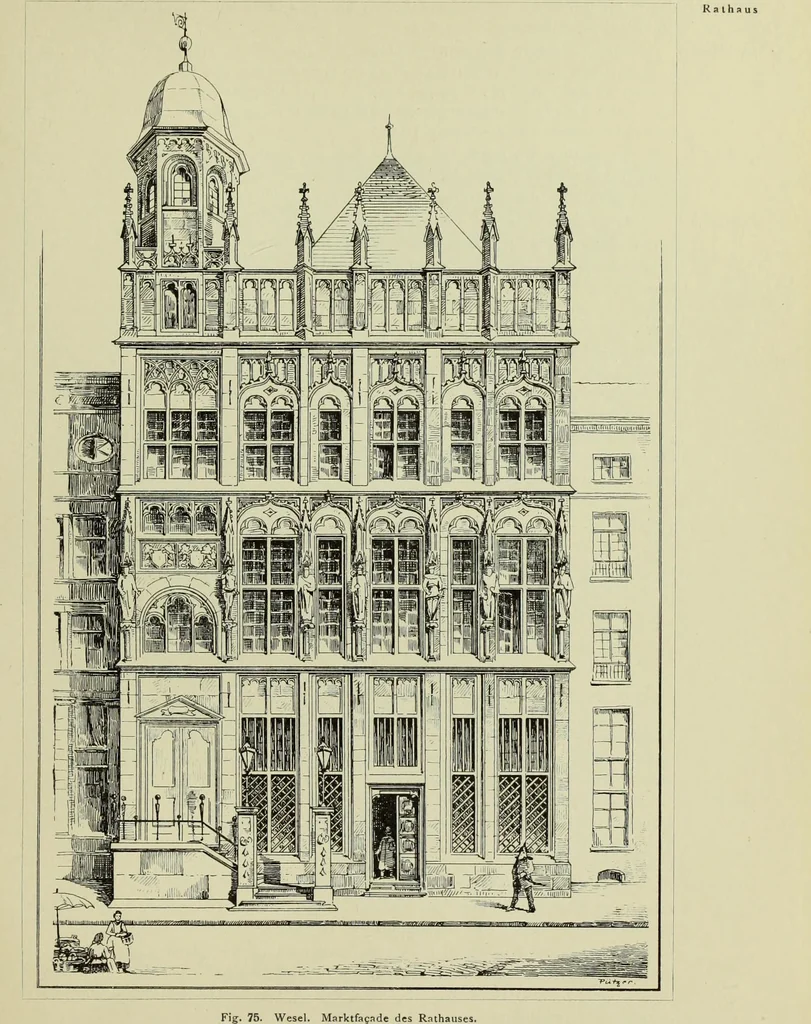 An illustration from Die Kunstdenkmaler des Kreises Rees, 1892, leaf 169
