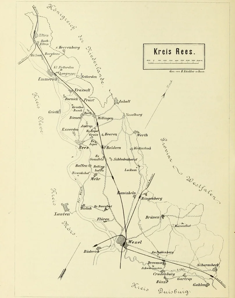 An illustration from Die Kunstdenkmaler des Kreises Rees, 1892, leaf 176