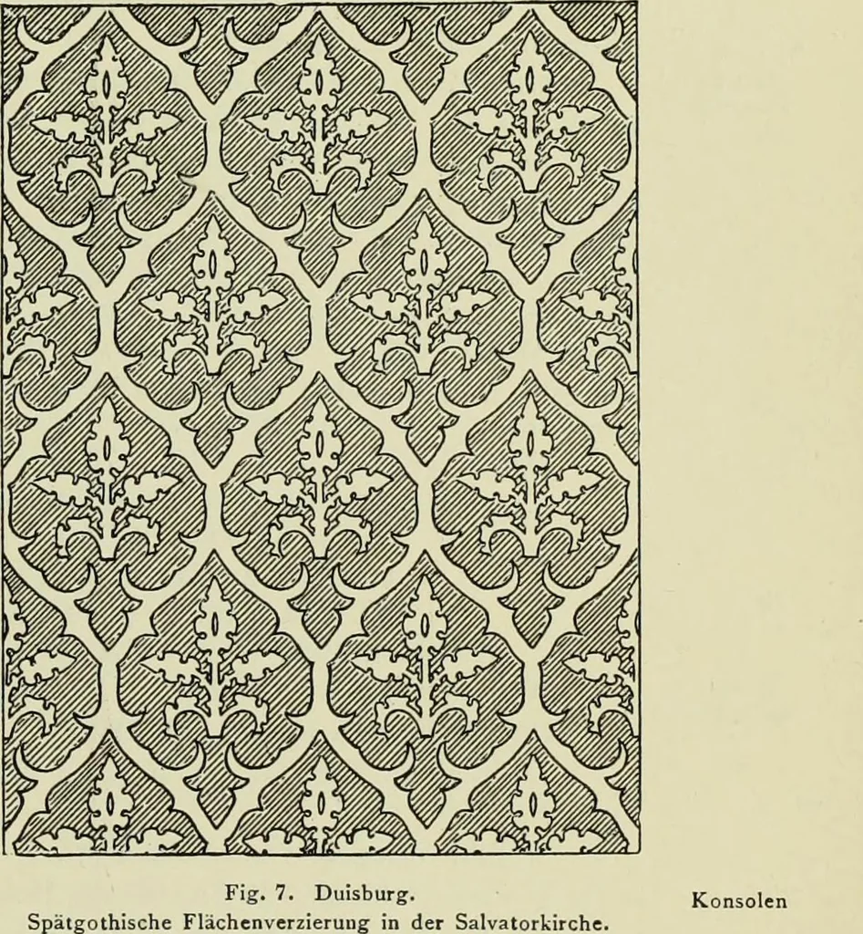 An illustration from Die Kunstdenkmaler des Kreises Rees, 1892, leaf 213