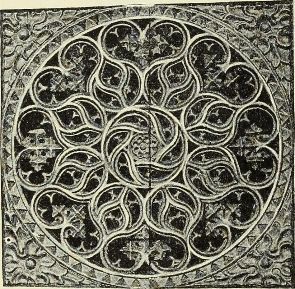 An illustration from Die Kunstdenkmaler des Kreises Rees, 1892, leaf 240