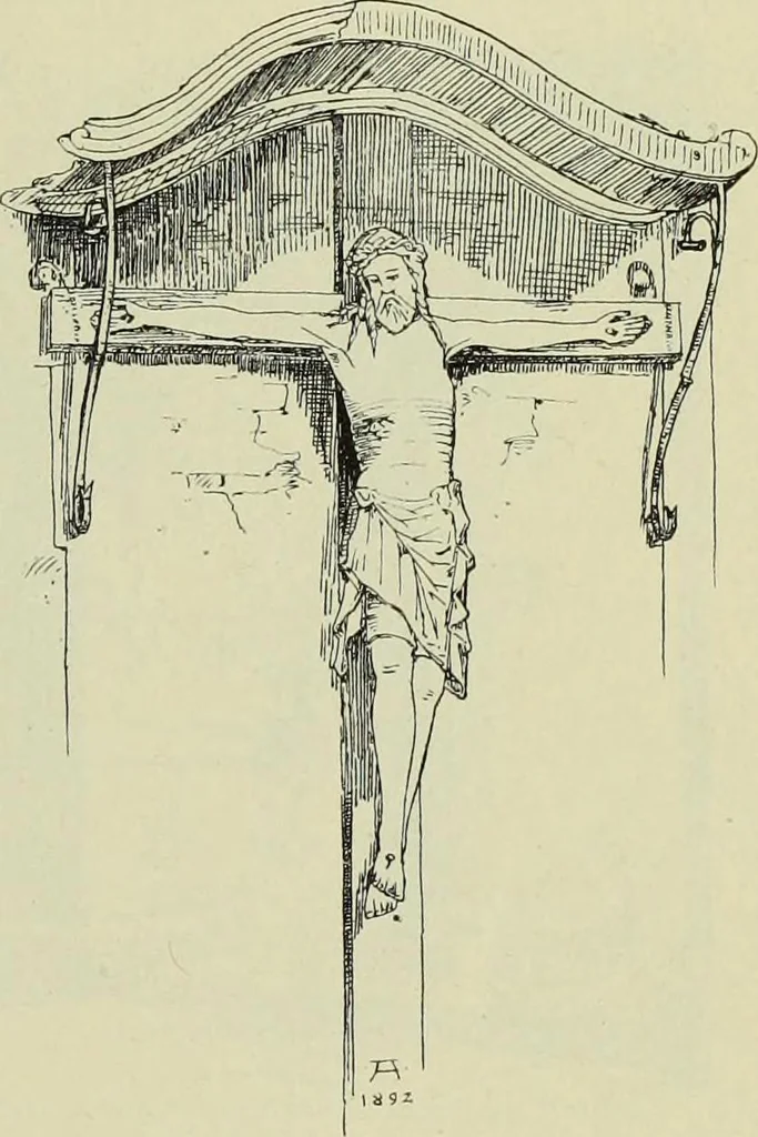 An illustration from Die Kunstdenkmaler des Kreises Rees, 1892, leaf 317