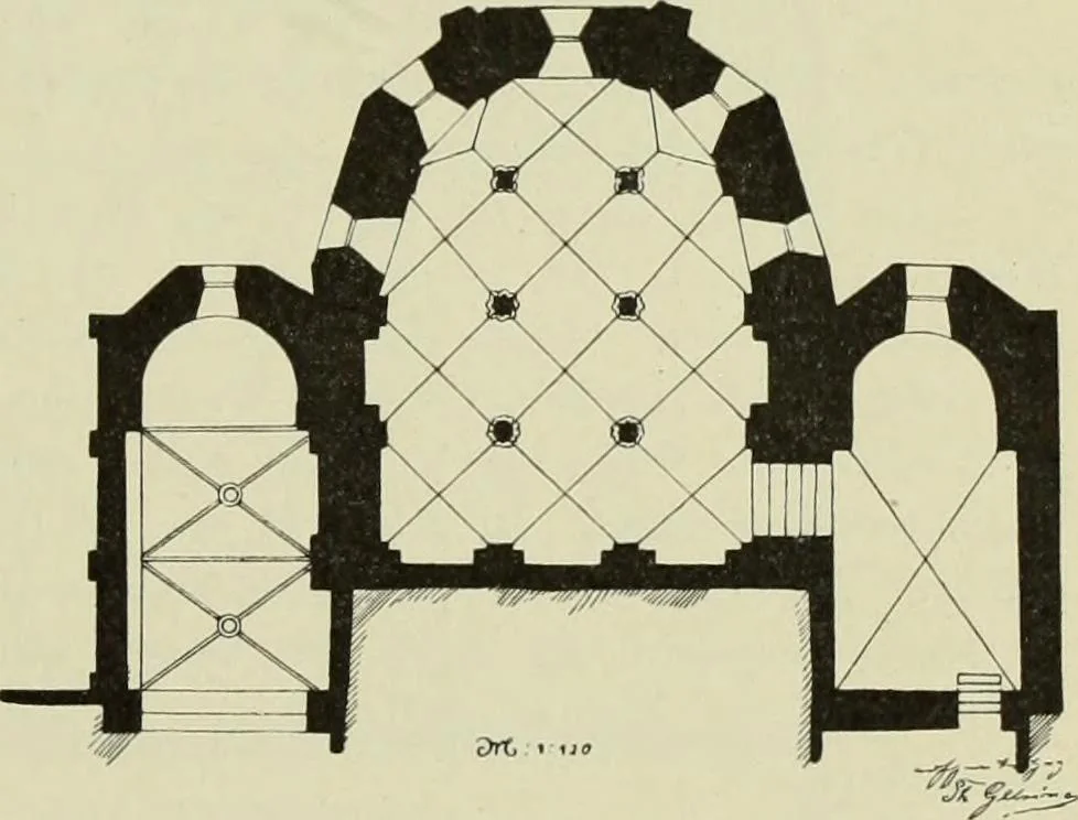 An illustration from Die Kunstdenkmaler des Kreises Rees, 1892, leaf 45