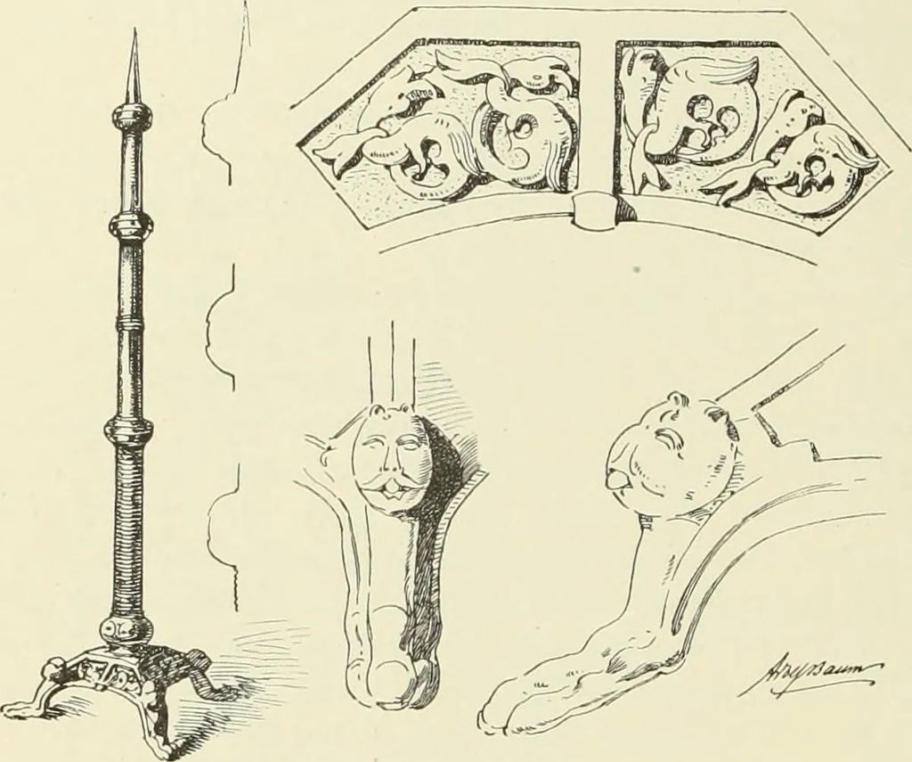 An illustration from Die Kunstdenkmaler des Kreises Rees, 1892, leaf 54