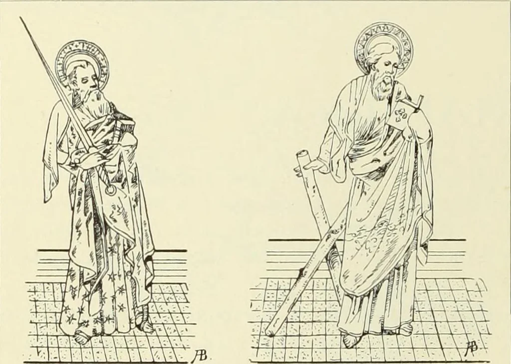 An illustration from Die Kunstdenkmaler des Kreises Rees, 1892, leaf 76
