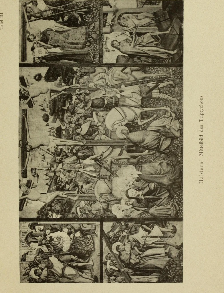 An illustration from Die Kunstdenkmaler des Kreises Rees, 1892, leaf 77