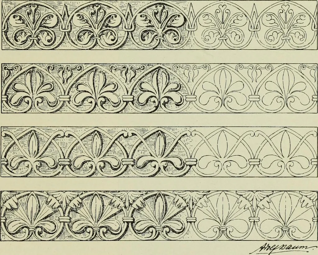 An illustration from Die Kunstdenkmaler des Kreises Rees, 1892, leaf 89