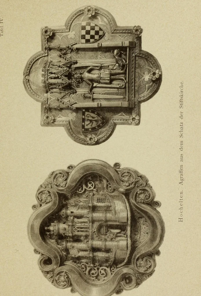 An illustration from Die Kunstdenkmaler des Kreises Rees, 1892, leaf 93