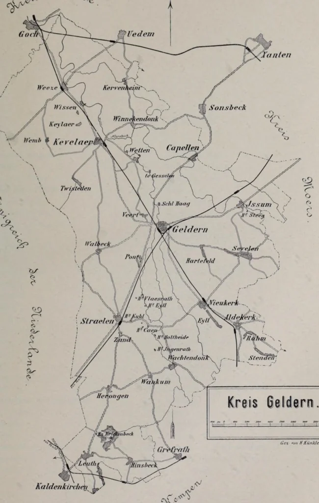 An illustration from Die Kunstdenkmäler des Kreises Geldern, 1891, leaf 139