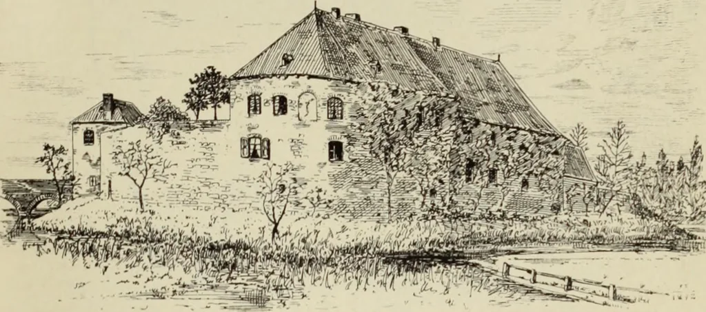 An illustration from Die Kunstdenkmaler der Stadte und Kreise Gladbach und Krefeld, 1896, leaf 103