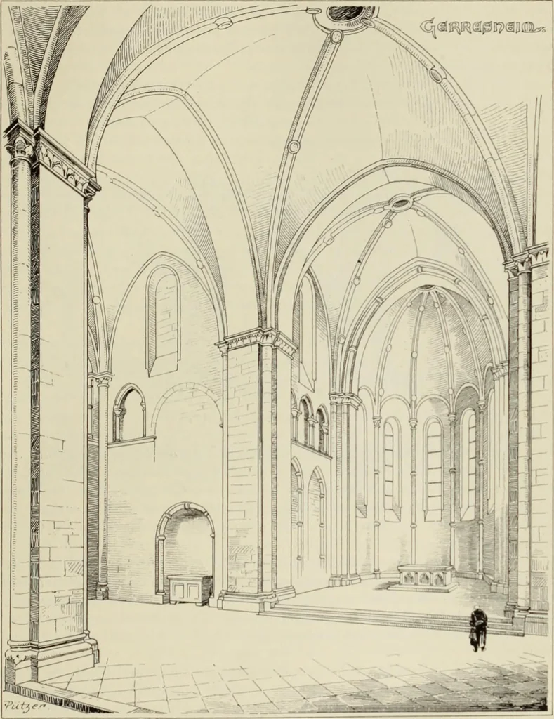 An illustration from Die Kunstdenkmaler der Stadte und Kreise Gladbach und Krefeld, 1896, leaf 121