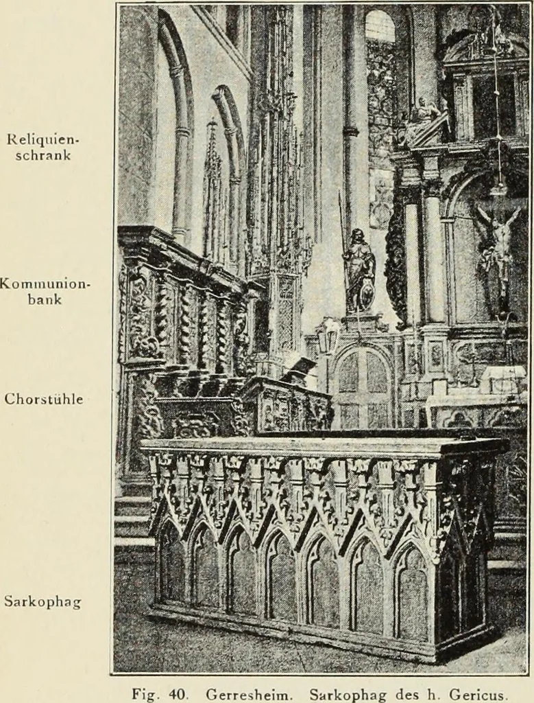 An illustration from Die Kunstdenkmaler der Stadte und Kreise Gladbach und Krefeld, 1896, leaf 124
