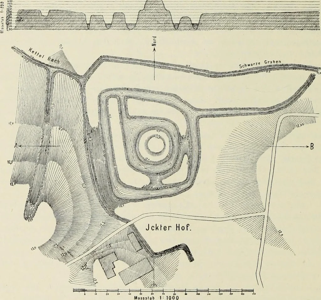 An illustration from Die Kunstdenkmaler der Stadte und Kreise Gladbach und Krefeld, 1896, leaf 130
