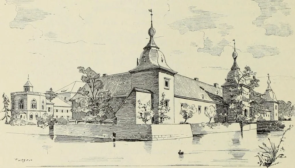 An illustration from Die Kunstdenkmaler der Stadte und Kreise Gladbach und Krefeld, 1896, leaf 132